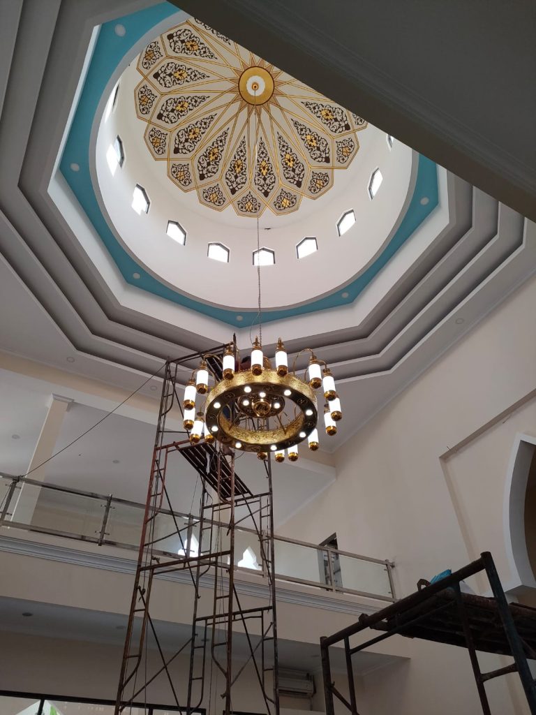 Replika Lampu Nabawi Masjid Nahl Palm Hill Cilegon